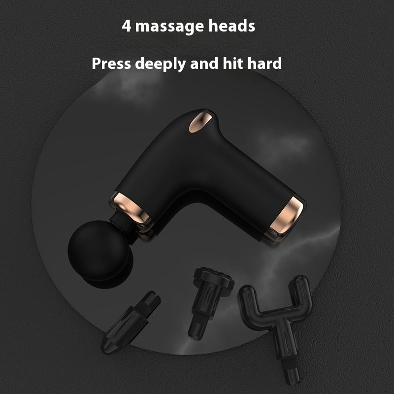 Mini Massage Gun 4 Pc Relax Muscle Workout Massage Instrument